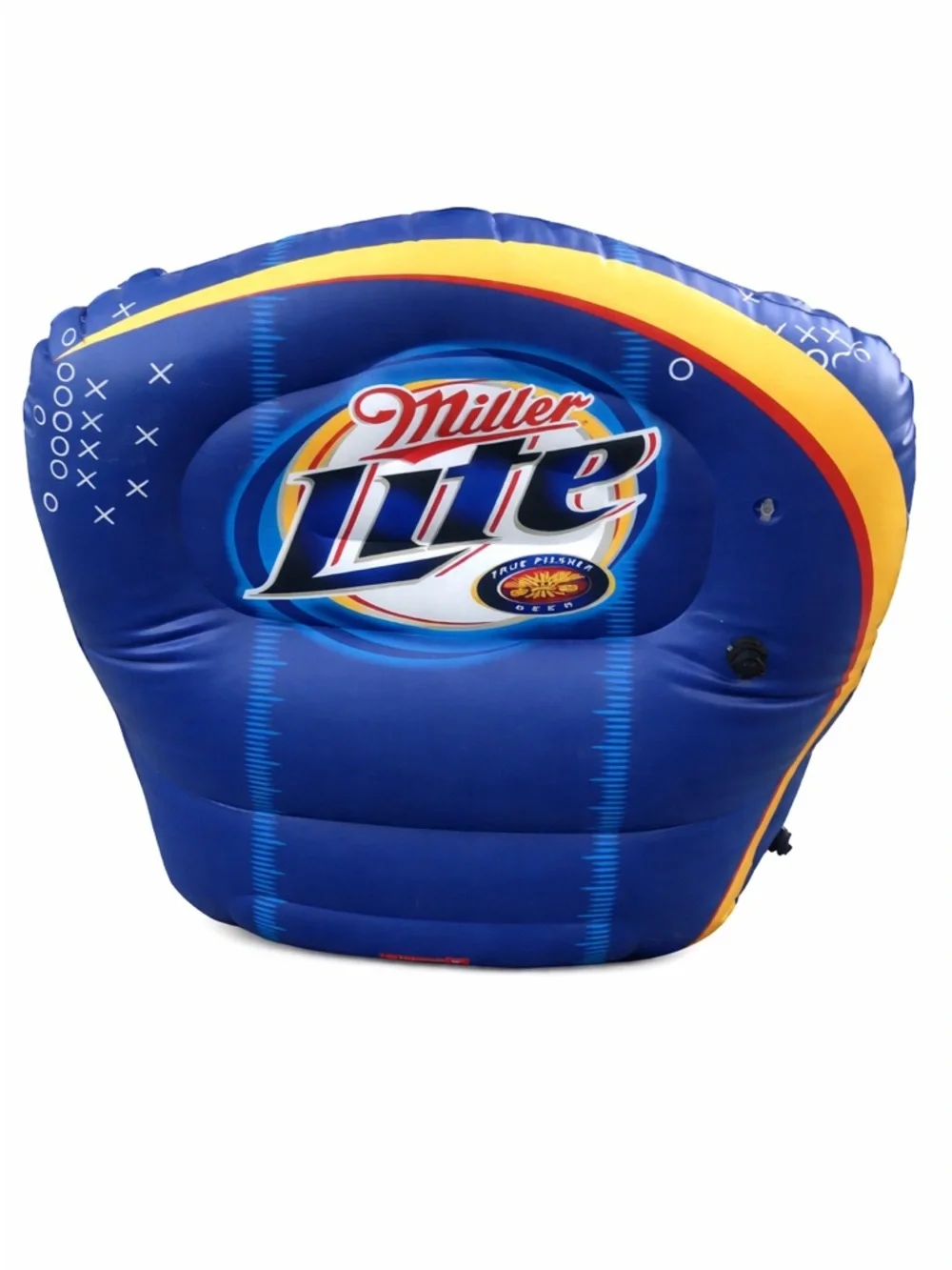Miller Lite x ESPN Inflatable Outdoor Lounge Chair - Blue - Picture 3 of 3